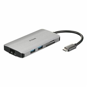 Hub USB C D-Link DUB-M810 Argenté 80,99 €