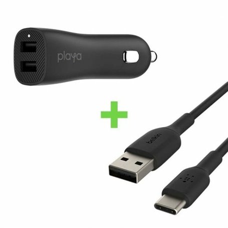Chargeur de Voiture USB Universel + Câble USB C Belkin Playa 26,99 €