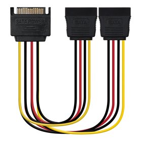 Câble SATA NANOCABLE Cable SATA Alimentacion SATA/M / 2xSATA/H, 30 cm 30 14,99 €
