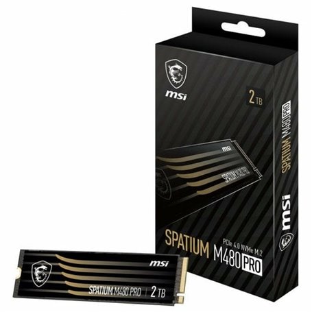 Disque dur MSI Spatium M480 Pro Interne 2 TB SSD 199,99 €