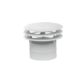 Déflecteur de ventilation Mirtak Acier émaillé À disques Ø 100 mm Blanc 17,99 €