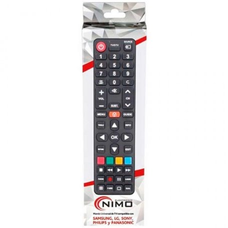 Télécommande Universelle NIMO Noir LG, Panasonic, Philips, Samsung, Sony 28,99 €