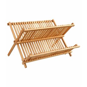 Égouttoir pour Évier 5five Pliable Naturel Bambou (42 x 33,5 x 25,5 cm) 34,99 €