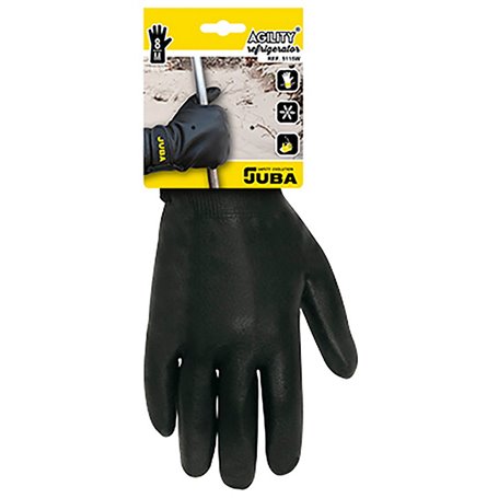 Gants de travail JUBA Doublure Polaire Nitrile Chaud Noir 22,99 €