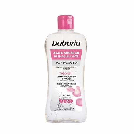 Eau micellaire démaquillante Babaria 400 ml Rose Musquée 16,99 €