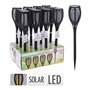 Torche de Jardin Progarden Solaire Effet flamme Ø 10 x 58 cm Noir polypr 31,99 €