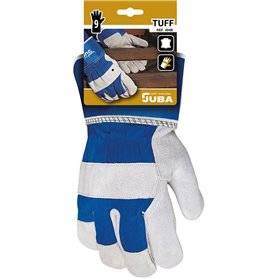 Gants de travail JUBA Peau de vache Daim Bleu Toile 14,99 €