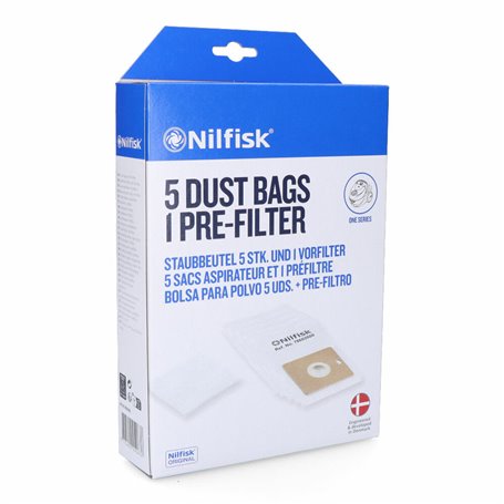 Sac de Rechange pour Aspirateur Sil.ex Nilfisk (5 Unités) 31,99 €