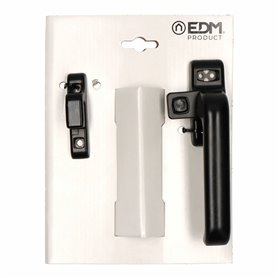 Manivelle EDM 6801 Fermeture à pression Noir Aluminium Droite 21,99 €