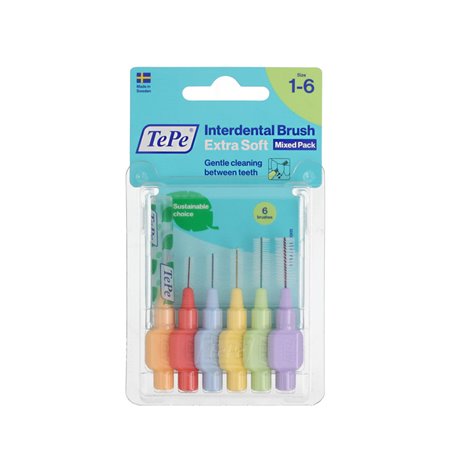 brosses interdentaires Tepe Multicouleur Super doux (6 Pièces) 16,99 €