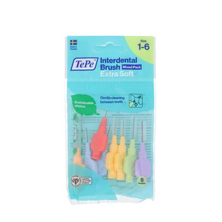 brosses interdentaires Tepe Multicouleur Super doux (8 Unités) 15,99 €