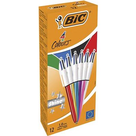 Ensemble de Stylos Bic Shine Silver 12 Pièces 1 Unités 35,99 €