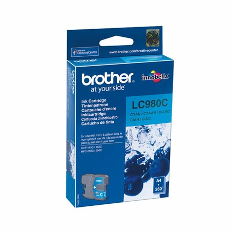 Cartouche d'encre originale Brother LC-980C Cyan 28,99 €