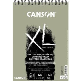 Bloc-notes Canson Touch XL Gris 160 g 40 Volets 5 Unités Spirale (210 x  60,99 €