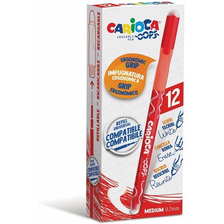 Crayon Carioca Oops Rouge 0,7 mm (12 Unités) 26,99 €