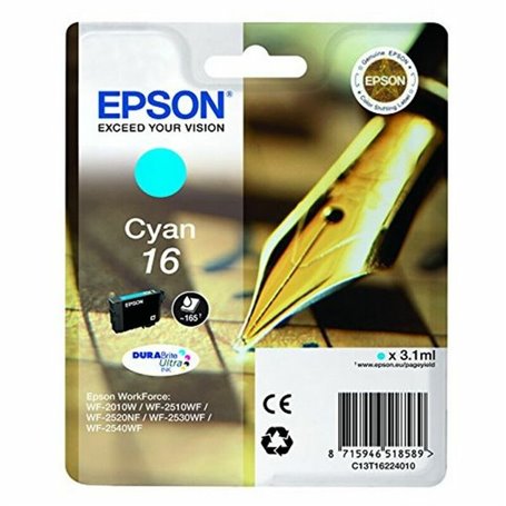 Cartouche d'encre originale Epson 16 Cyan 23,99 €