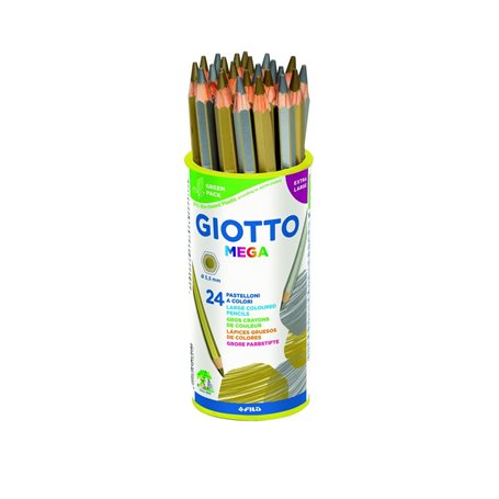 Crayons de couleur GIOTTO Mega Argenté Doré 24 Pièces 31,99 €