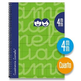 Cahier Lamela Vert 4 mm 80 Volets Spirale quarto (5 Unités) 42,99 €