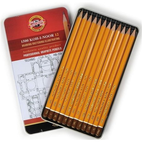 Ensemble de Crayons Michel 12 Pièces HB-10H 21,99 €