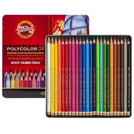 Crayons de couleur Michel Polycolor Multicouleur 24 Pièces 31,99 €