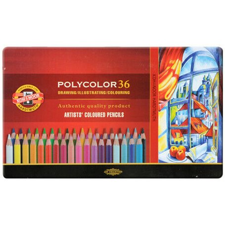 Crayons de couleur Michel Polycolor Multicouleur 36 Pièces 41,99 €