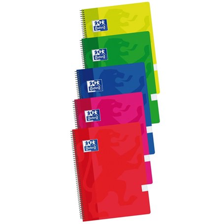 Cahier Oxford Multicouleur A4 5 Unités 32,99 €