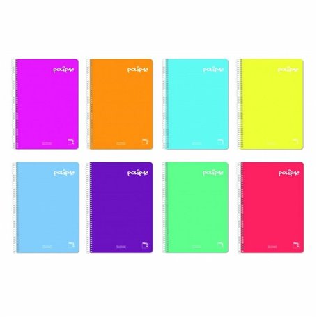 Cahier Pacsa Polipac Multicouleur 80 Volets Din A4 (5 Unités) 28,99 €