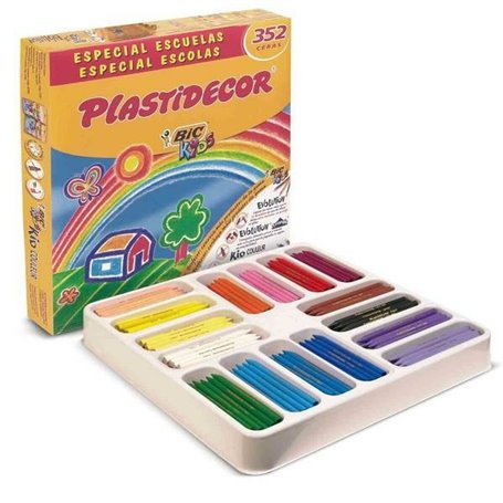 Crayons gras de couleur Plastidecor Kids Caisse 352 Unités 74,99 €