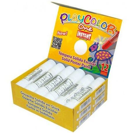 Gouache Playcolor Basic One Solide Blanc (10 g) (12 Unités) 23,99 €