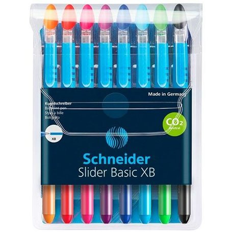 Ensemble de Stylos Schneider Slider Basic XB Multicouleur 8 Pièces 21,99 €