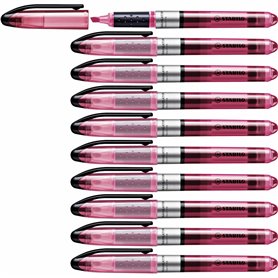 Marqueur fluorescent Stabilo Navigator Rose 10 Unités 29,99 €