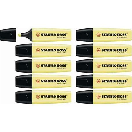 Marqueur fluorescent Stabilo Boss Original Jaune 10 Pièces (10 Unités) ( 22,99 €