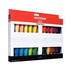 Set de peinture Talens Amsterdam 24 Pièces Peinture acrylique 44,99 €