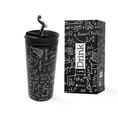 Tasse Thermos avec Couvercle iTotal Mathematics Noir Double paroi Acier  32,99 €