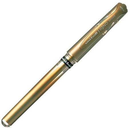 Biros à encre liquide Uni-Ball Signo Broad UM-153 W Doré 12 Unités 33,99 €