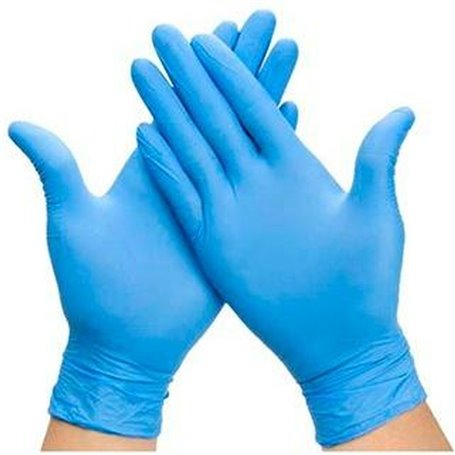 Gants en vinyle jetables M Bleu 34,99 €