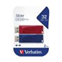 Pendrive Verbatim Slider 2 Pièces Multicouleur 32 GB (2 Unités) 23,99 €