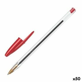 Crayon Bic Cristal Original 0,32 mm Rouge Médias 50 Unités 28,99 €