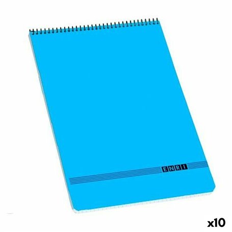 Cahier ENRI 80 Volets Bleu (10 Unités) 32,99 €