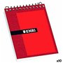 Bloc de Notes ENRI Rouge 4 mm 80 Volets (10 Unités) 31,99 €