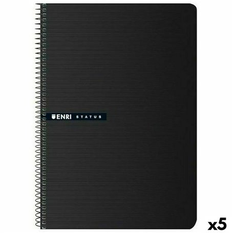 Cahier ENRI Status A4 100 Volets Noir (5 Unités) 37,99 €