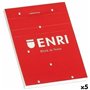 Bloc de Notes ENRI Rouge A4 80 Volets (5 Unités) 30,99 €