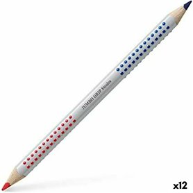 Crayons de couleur Faber-Castell Jumbo Rouge Bleu (12 Unités) 29,99 €