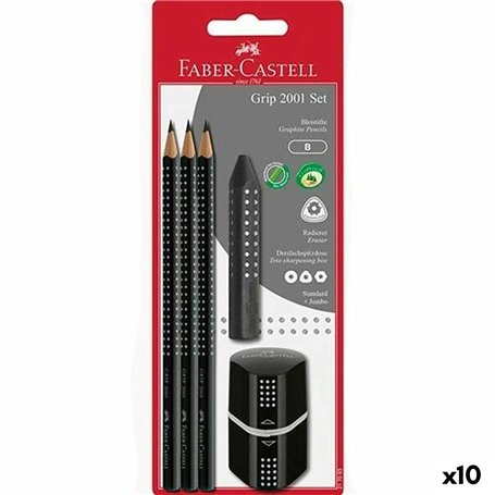 Ensemble de Crayons Faber-Castell Noir 10 Unités 72,99 €