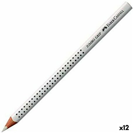 Crayons de couleur Faber-Castell Jumbo Grip Blanc (12 Unités) 31,99 €