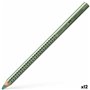 Crayons de couleur Faber-Castell Vert métallique (12 Unités) 29,99 €