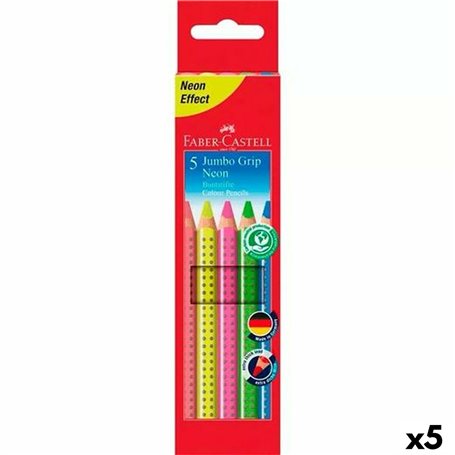 Crayons de couleur Faber-Castell Multicouleur Neón (5 Unités) 46,99 €