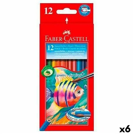 crayons de couleurs pour aquarelle Faber-Castell Multicouleur (6 Unités) 44,99 €