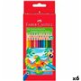 Crayons de couleur Faber-Castell Multicouleur (6 Unités) 51,99 €