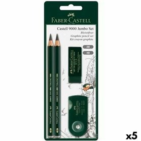 Ensemble de Crayons Faber-Castell Noir 5 Unités 41,99 €